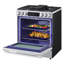 Cuisinière à gaz et à convection coulissante LG