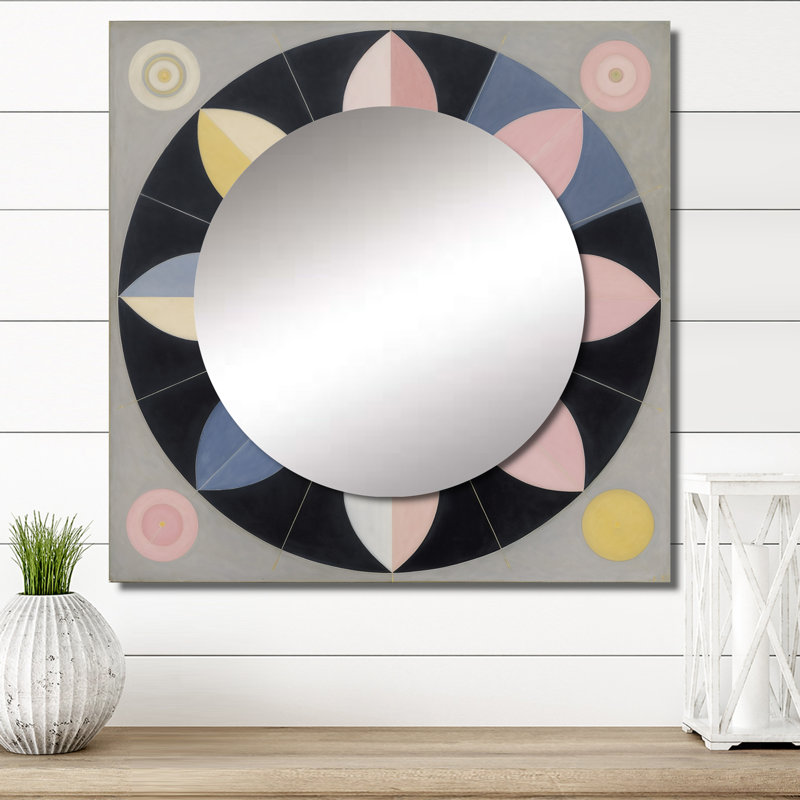 Miroir mural de salon universel Universal Harmony Blossoming, 36 po x 36 po