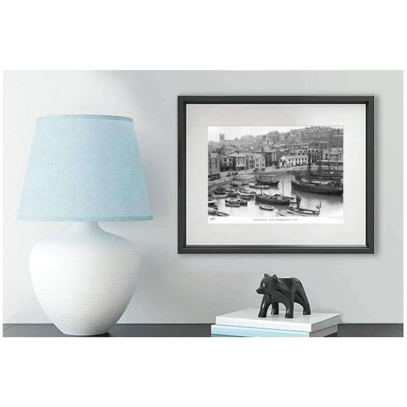 Brixham, The Harbour C1939 - Single Picture Frame Print, 28cm H x 36cm W x 2.3cm D