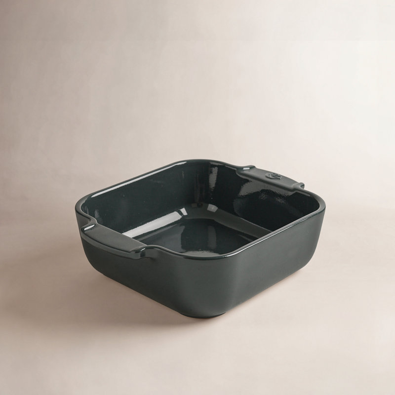 Peugeot Appolia Square Ceramic Baking Dish, 2.76" H x 8.25" L x 7.4" W