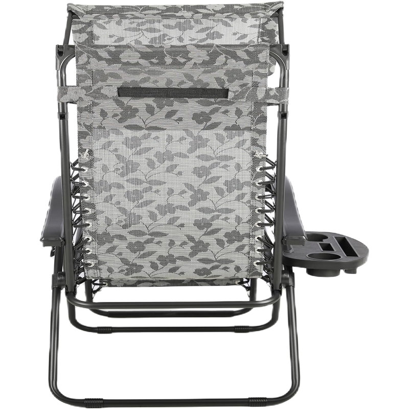 Folding Recliner Chair, Black
