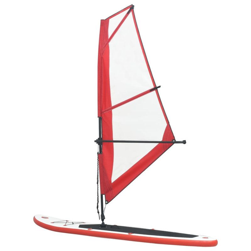 Ensemble de planche à pagaie gonflable, Rouge