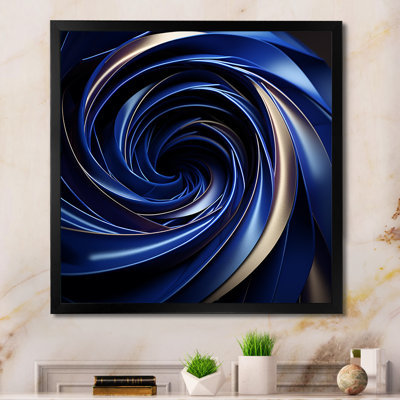 «White Intricate Inversion Hole II - Abstract Spirals», art mural, salon_106102