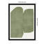 «Rooney Green Paper Cut Modern» par le Studio MIUUS, reproduction d'art encadrée en bois-1591006641-1591006645