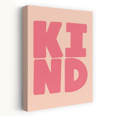 Kind2 by Melloi Art Prints - Wrapped Canvas Print