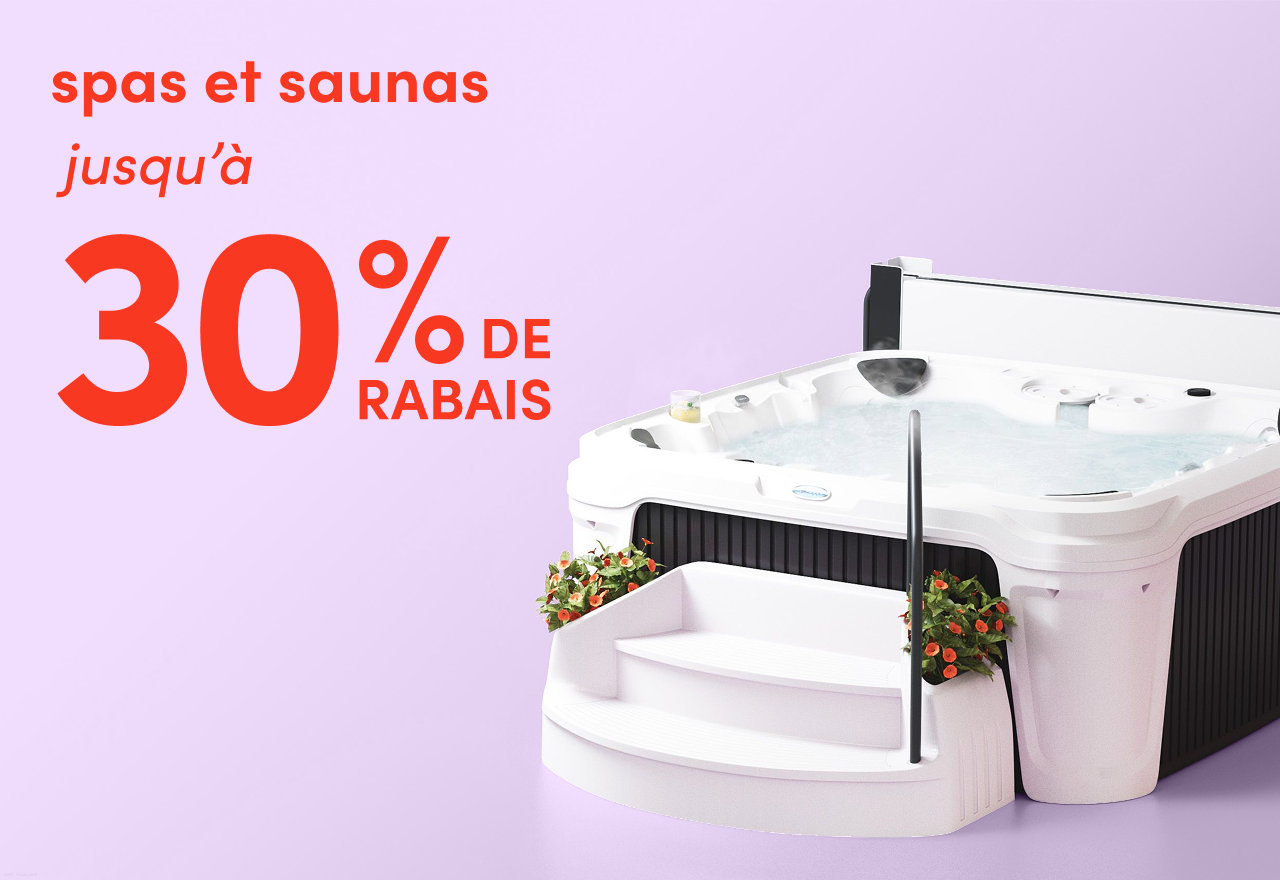 spas et saunas en solde