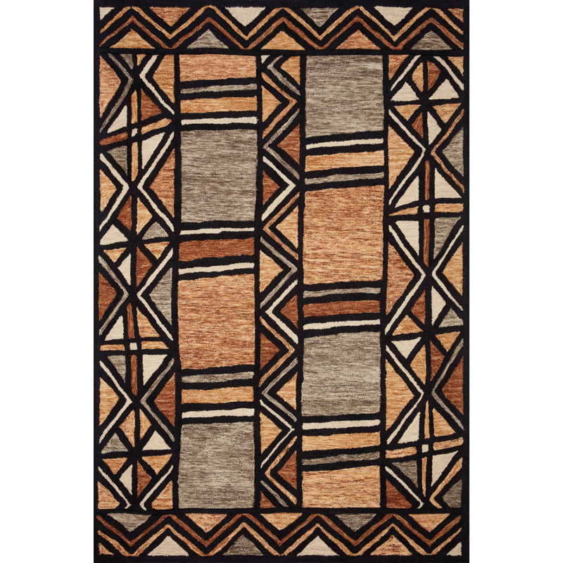 Nala Wool Geometric Indoor Rug, Rectangle 2'3" x 3'9"