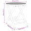 Vidaxl 3 Piece Bistro set bamboo-1277906031
