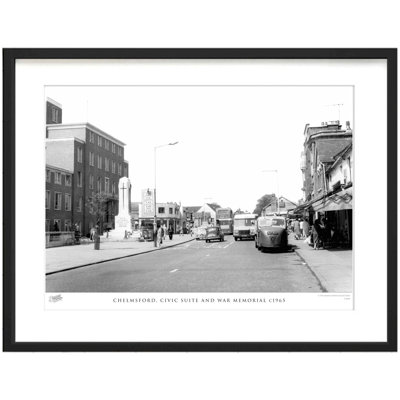 Chelmsford, Civic Suite And War Memorial C1965 by Francis Frith - Single Picture Frame Print