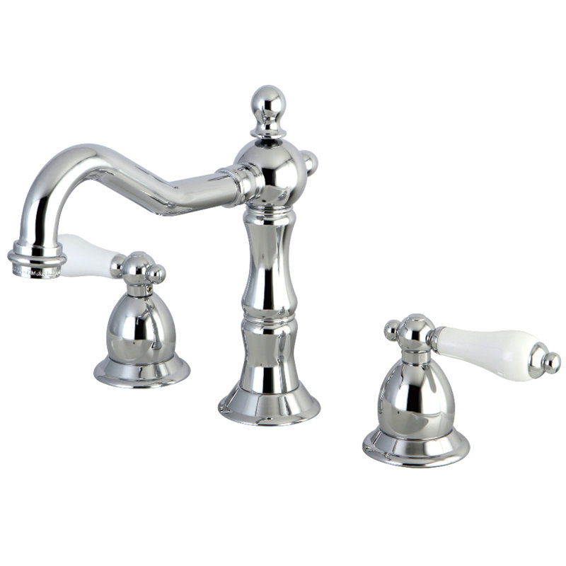 Baltimore Widespread Bathroom Faucet with Drain Assembly, Chrome