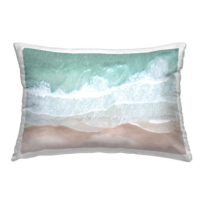 Coussin Aérien avec vue sur la mer, imprimé par Sissi et Seb