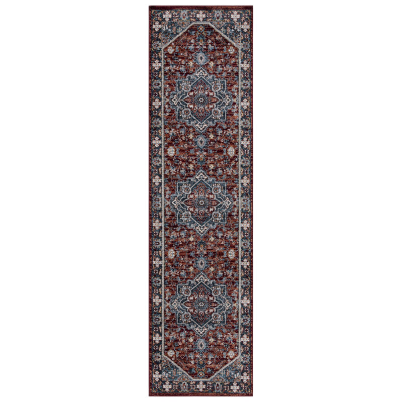 Bayside Performance Machine Washable Oriental Rug, Runner 2'2" x 8'