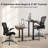 Black Drafting Chair - Tall Office Chair With Flip-Up Armrests, Footrest & Adjustable Lumbar Support (Counter Height/Standing Desk)