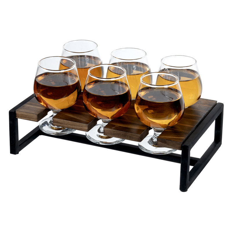 6 Piece 237ml Glass Snifter