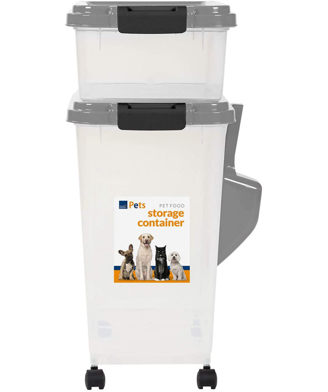 Taylor Food Storage Container, Grey/Black/Transparent