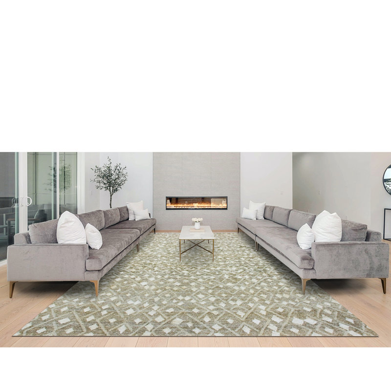 Geometric Area Rug, Rectangle 8' x 10'