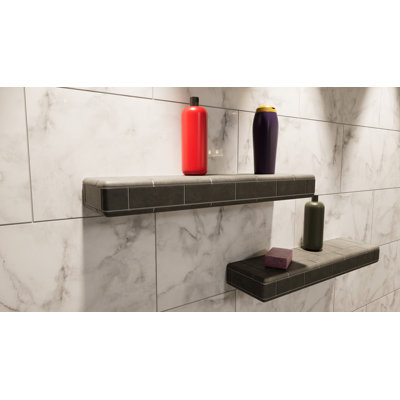 24in. × 6in. × 2in. The Original Shower Shelf