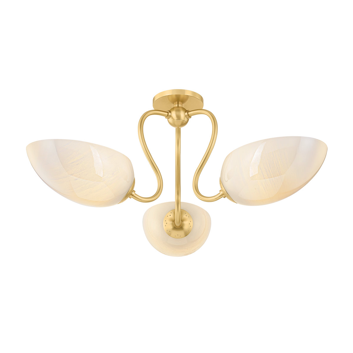 Reva 3-Light Semi Flush Mount