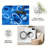 1PC Modern Abstract Blue Geometric Circle Pattern area rugs for Living Room, Soft and Comfortable, Suitable for all seasons, easy-to-maintain, machine washable Indoor floor mat, Under Table Farmhouse suitable for dining room, bedroom, home office,-129870899