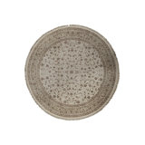 Floral Area Rug in Gray