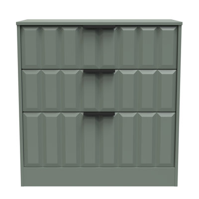 New York 3 Drawer Deep Chest (Ready Assembled)