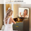 3-in-1 Dressing Table with Illuminated Mirror-2138312863