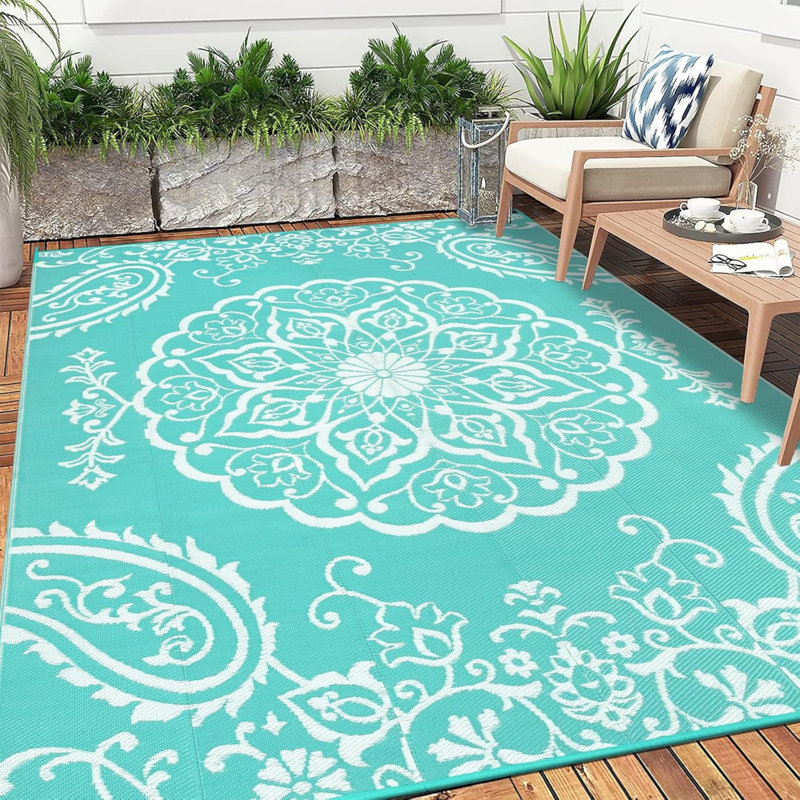 Outdoor Rug, Rectangle 6' x 9'