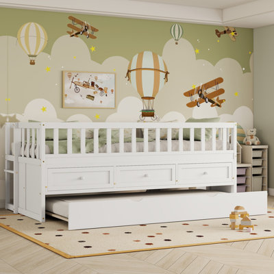Twin Loft Bed , Trundle Bed Included