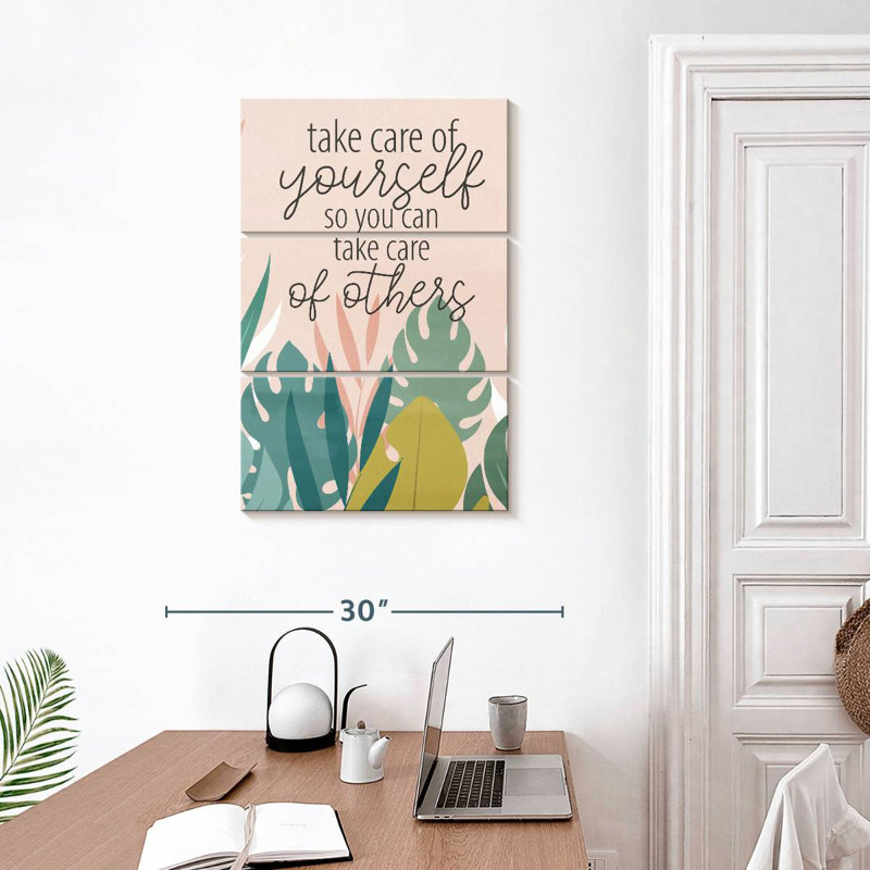 Tergel Take Care Of Yourself IV, 32" H x 20" W