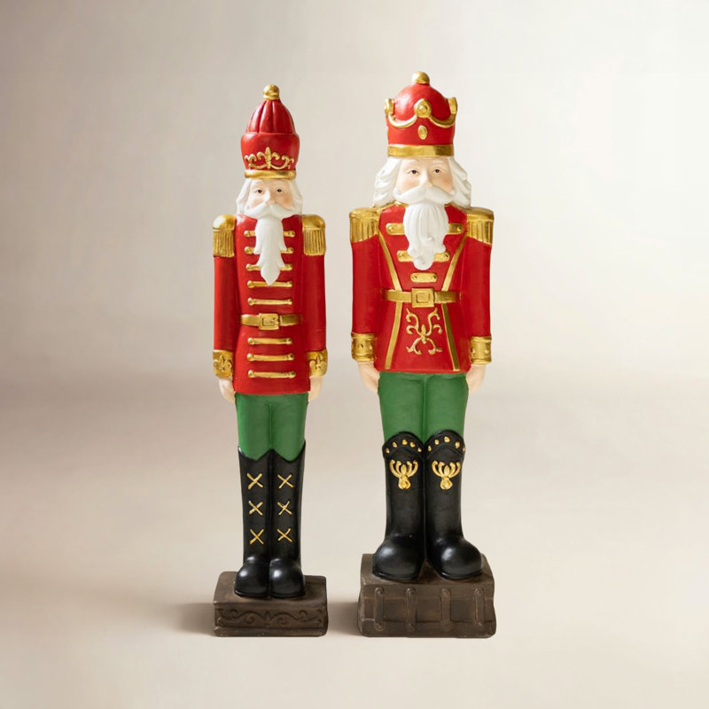 ENSEMBLE DE DEUX SOLDATS EN NOIR