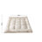 Reversible Fleece Fabric Soft Mattress Topper Machine Washable Two-Sides Mattress Pad, Off-White-1912453536