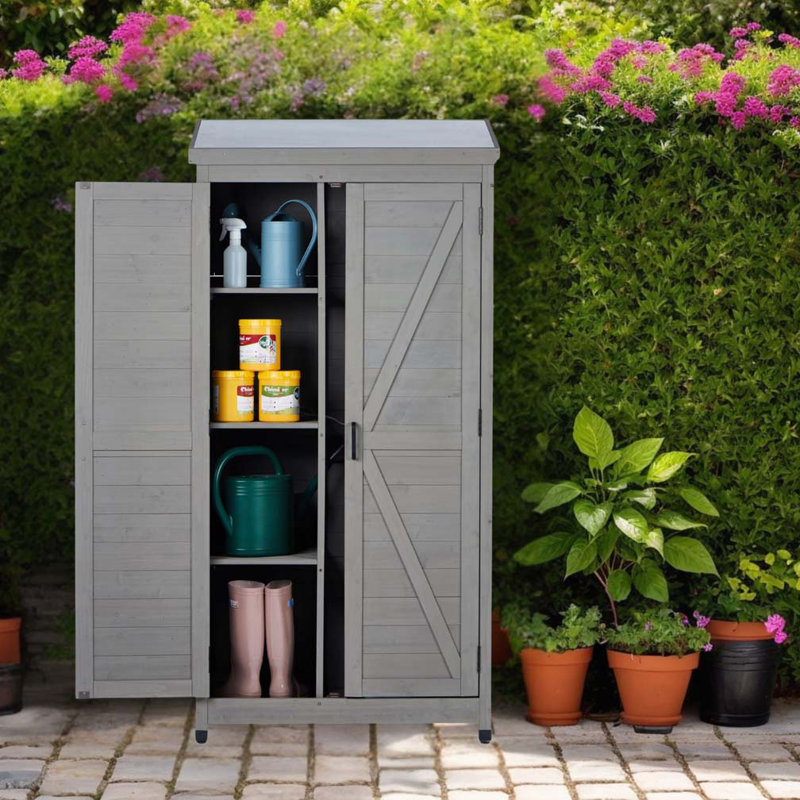 Armoire de rangement en bois