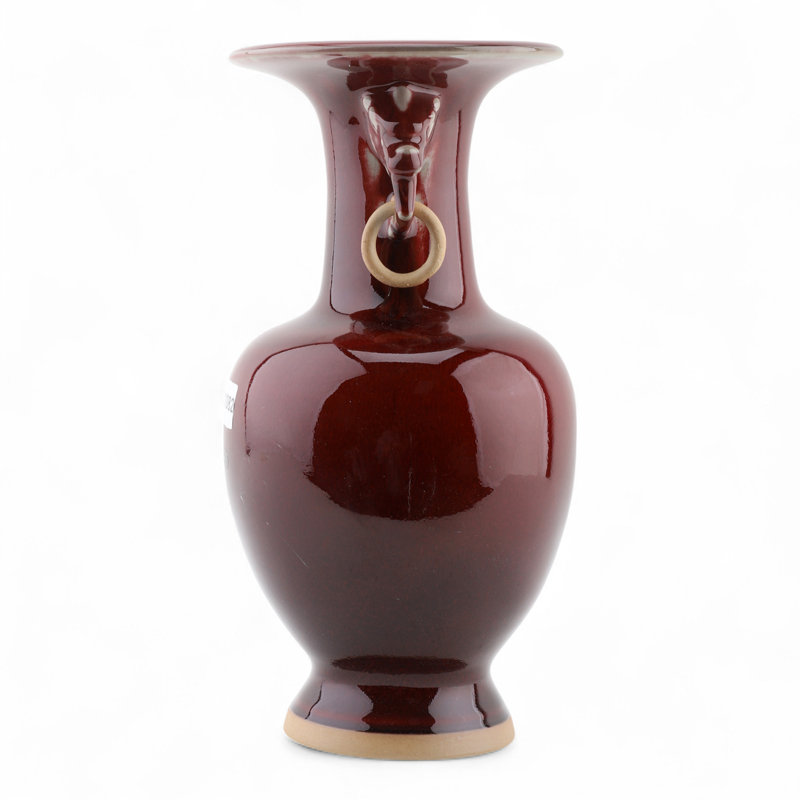Porcelain Vase Oxblood