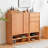 Multi-functional entrance hall shoe cabinet set