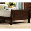 Mobilier de chambre à coucher en cerisier brun - lit simple, lit traditionnel de style classique, couleur, délice-1824415313-1824415326