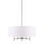 Lustre 5 lumières à abat-jour tambour-1562544315