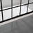 Cyrus 60"W x 72"H Single Sliding Aluminum Framed Shower Door with Black-Grid Tempered Glass and Protective Treatment-1686996519