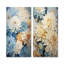 Minimalisme mamans, peinture en bleu et or - ensemble de 2 décorations murales de mamans-102585035-102585036
