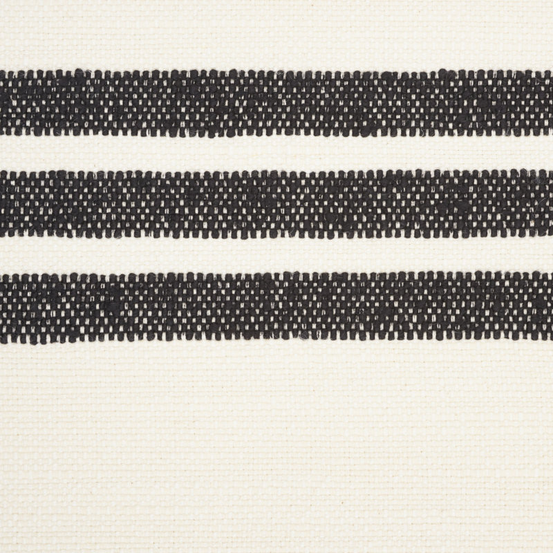 Dune Stripe Fabric, Black