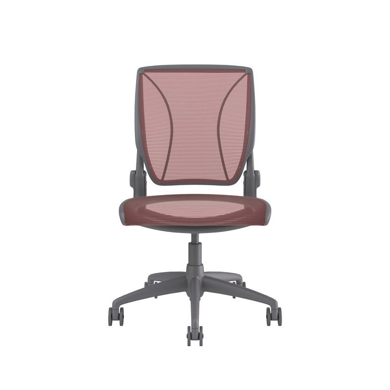 World Mesh Task Chair, Gray, Silver, Adjustable