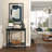 Black Wooden Living Room Console Table-1291793738