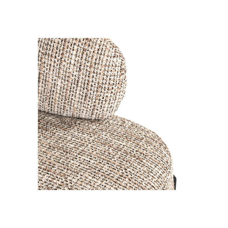 Accent Chair Upholstered Armchair, Trendy Nature, Black