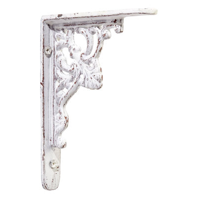 Fleur De Lis Cast Iron Shelf Bracket
