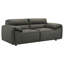 Causeuse rembourrée en graphite Hudson-133411333