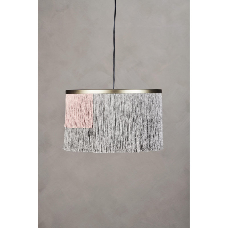 1 - Light Gold Drum Pendant