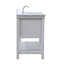 Meuble-lavabo simple 48 po avec dosseret Pelaghia-57367804