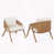 White Cushion/Teak Frame sélectionné