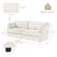 Isabella 98.4" Chenille Upholstered 3-Seater Sofa-339714984