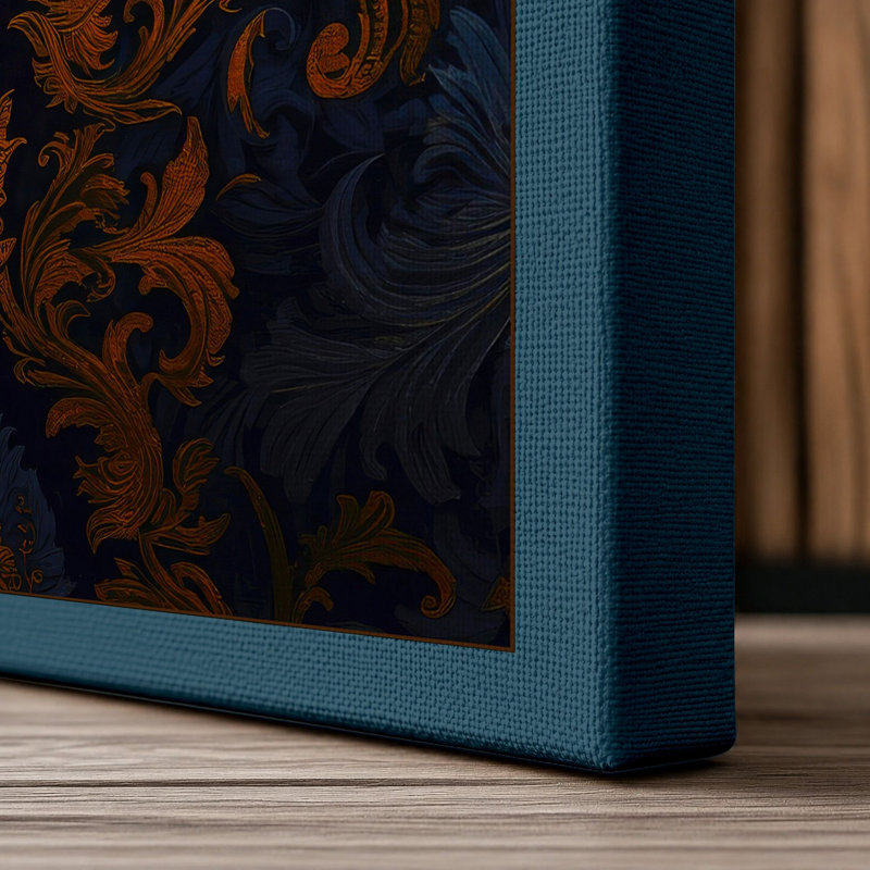 Print, 24x16 - 61.0 x 40.6 cm, Teal Border