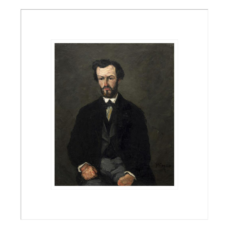 Antony Valabregue par Paul Cézanne, H 15,3 po x l 13,75 po